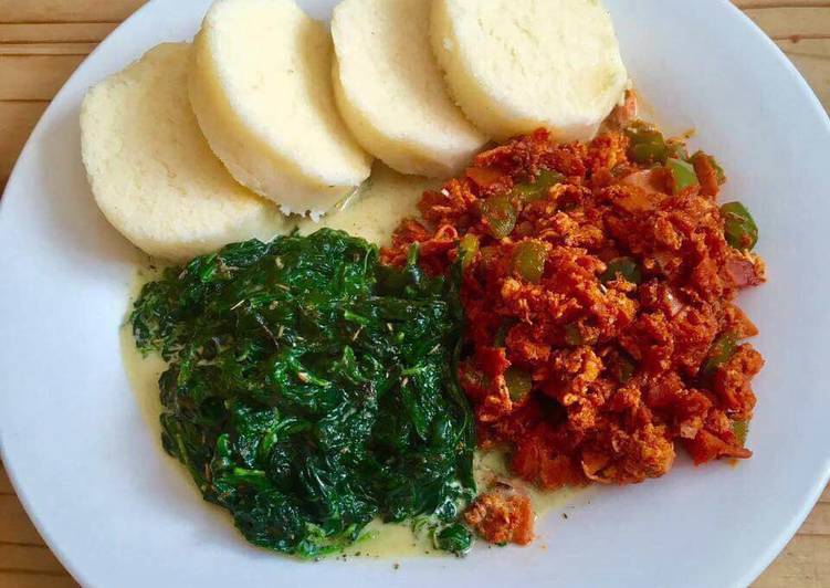 Ugali na Sukuma Wiki. Credit - afrikanews.com