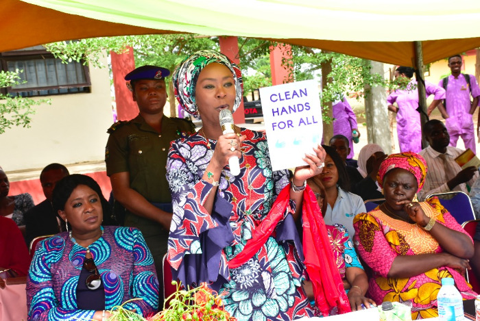 Mrs Saraki Leads Campaign For Better Hygienic Practices In Health Centres